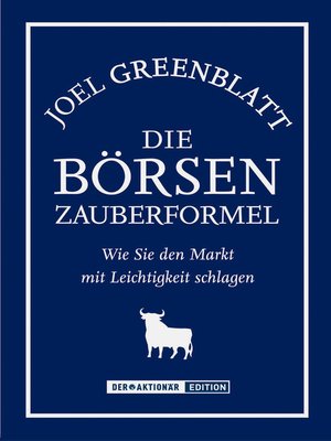 cover image of Die Börsen-Zauberformel